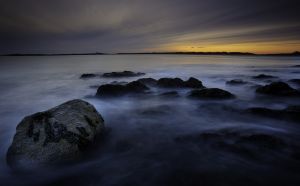Rhosneigr Rock Sunset